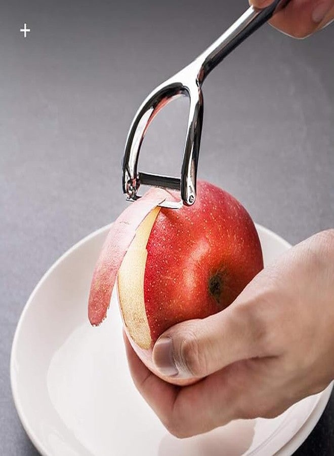 MAXADIL Stainless Steel Vegetable Peeler with Ergonomic Handle (Smooth Vegetable Peeler) - Image 2